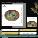 Load image into Gallery viewer, Mango Wood Round Tray- Fruit Valley