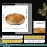 Load image into Gallery viewer, Mango Wood Round Tray - Natural