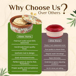 Load image into Gallery viewer, Mango Wood Roti Box -Rose Garden