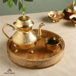 Load image into Gallery viewer, Mango Wood Round Tray - Natural