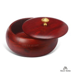 Load image into Gallery viewer, Mango Wood Roti Box -Mahogany Gold